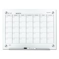 Quartet Glass Calendar Board, 24"X18", White GC2418F
